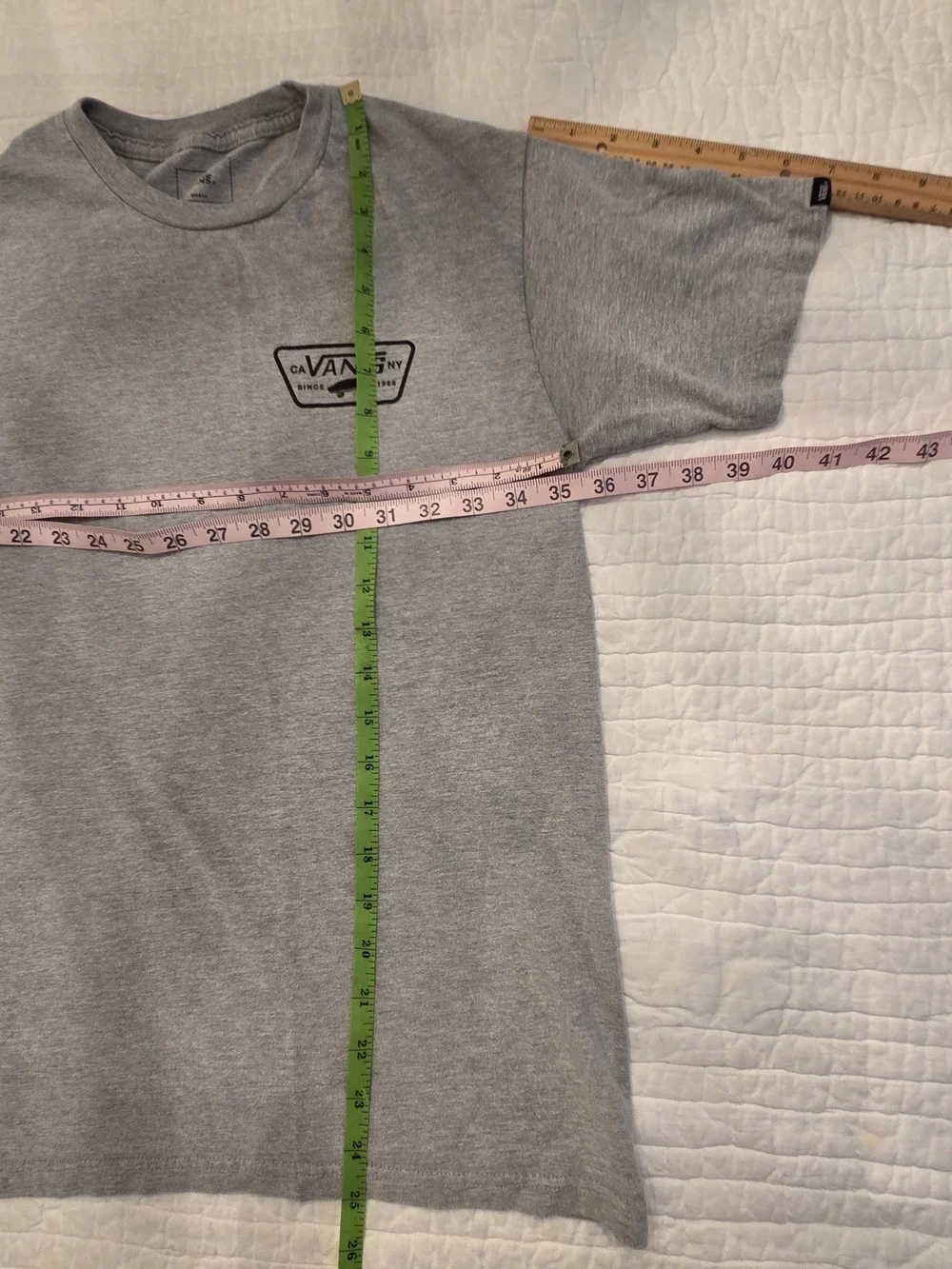 Vans Men's Gray Logo Graphic Tee